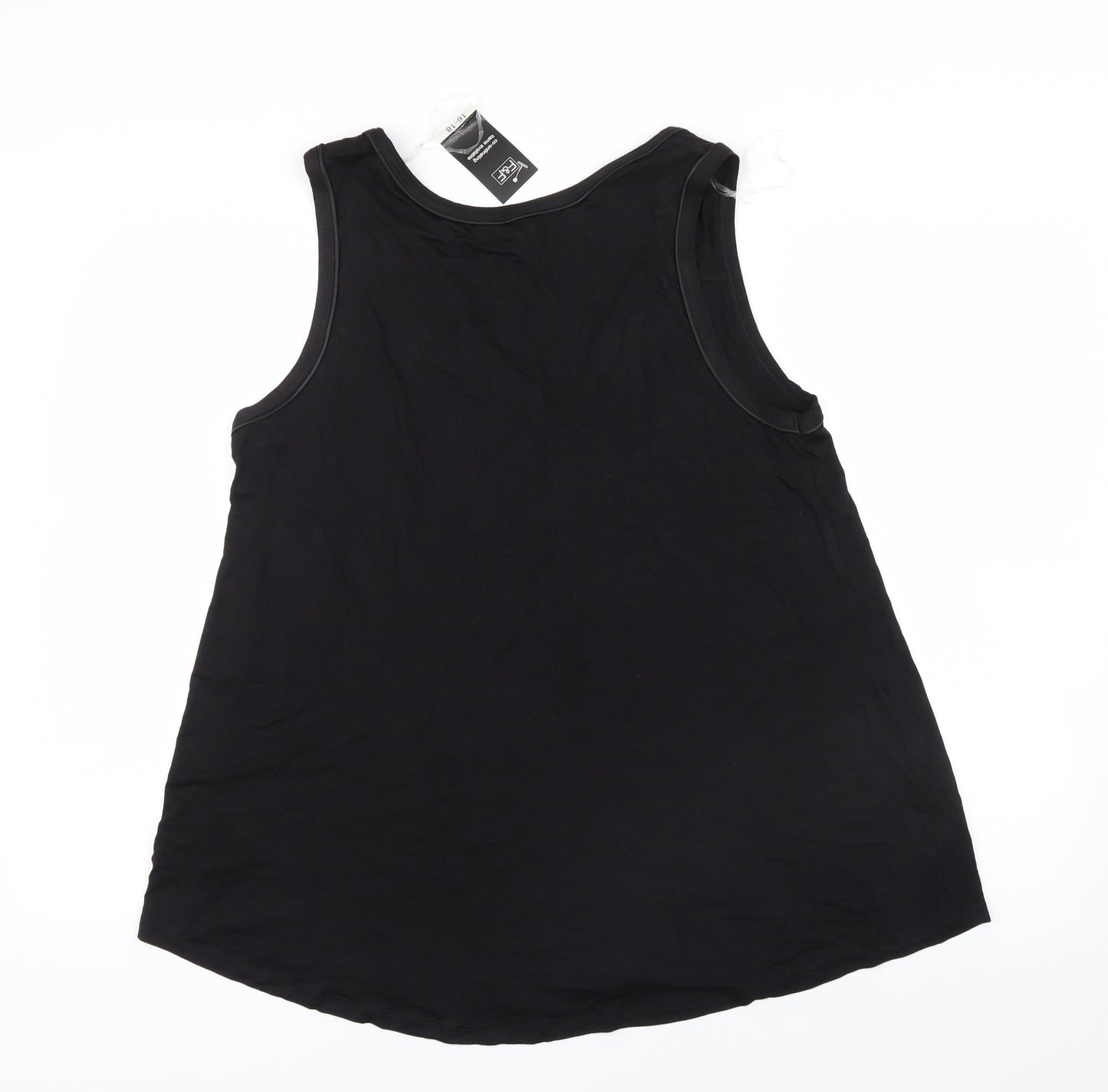 F&F Womens Black   Basic Tank Size 16