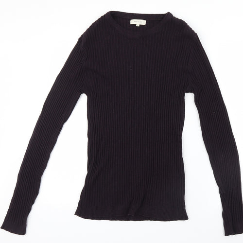 River Island Womens Purple  Knit Pullover Jumper Size L