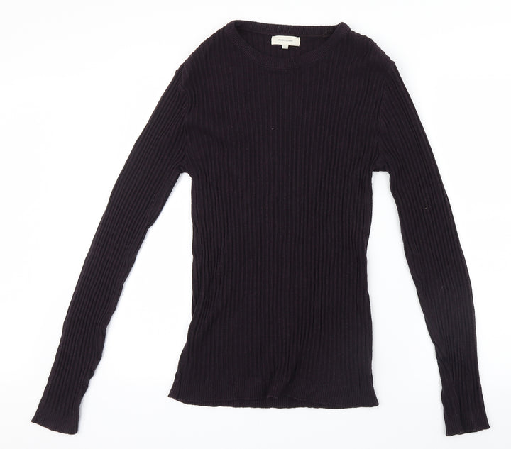 River Island Womens Purple  Knit Pullover Jumper Size L
