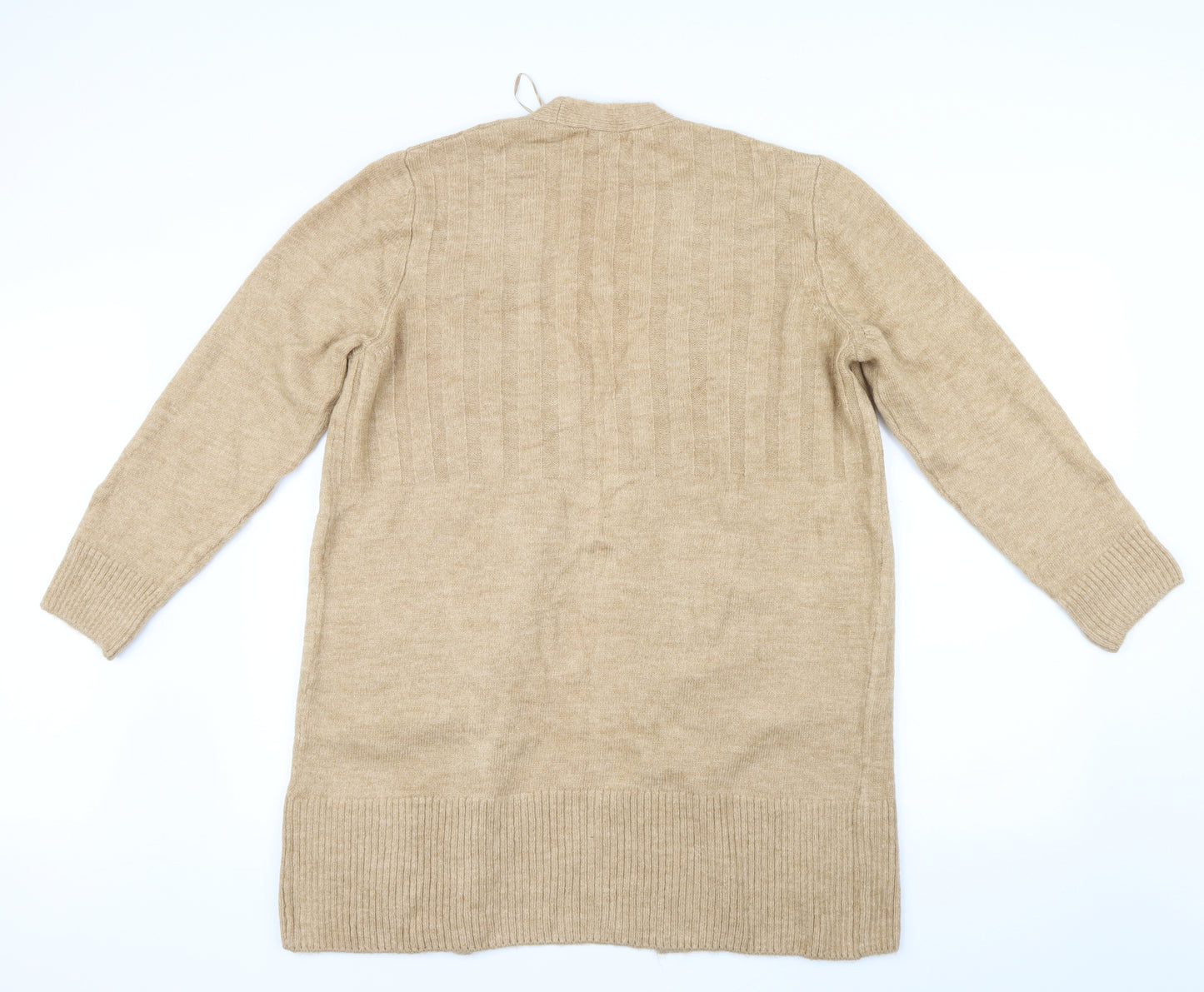 Tu  Womens Beige  Knit Cardigan Jumper Size 18