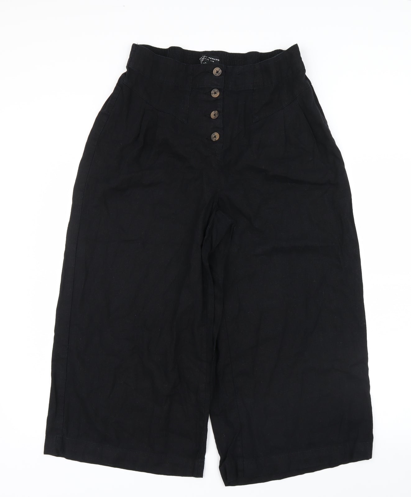 Dorothy Perkins Womens Black   Cropped Trousers Size 14 L21 in