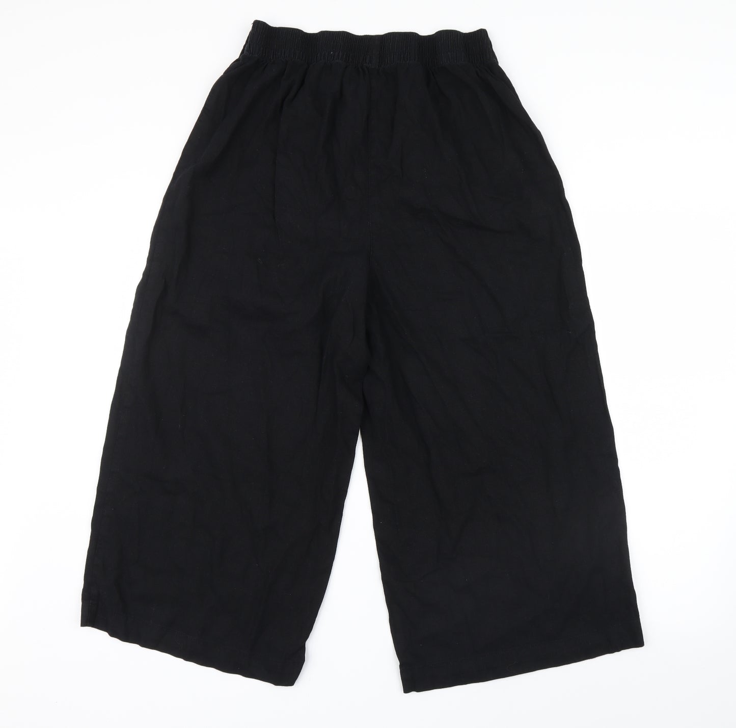 Dorothy Perkins Womens Black   Cropped Trousers Size 14 L21 in