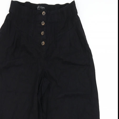 Dorothy Perkins Womens Black   Cropped Trousers Size 14 L21 in