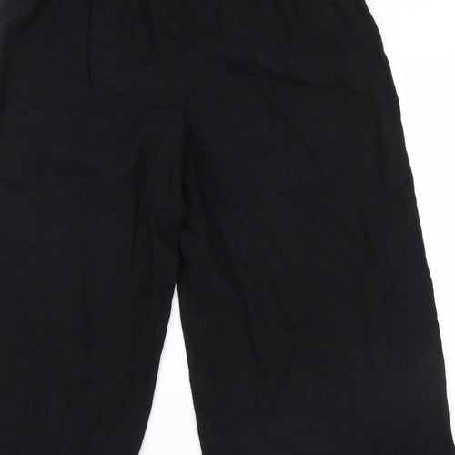 Dorothy Perkins Womens Black   Cropped Trousers Size 14 L21 in