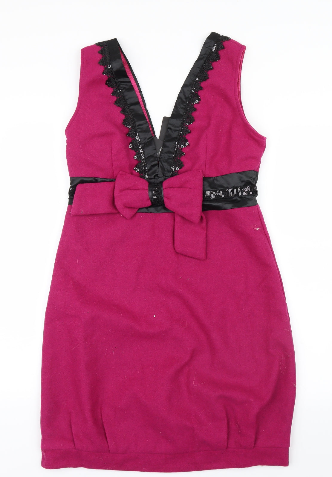 Fashion Dress Womens Pink   Shirt Dress  Size L