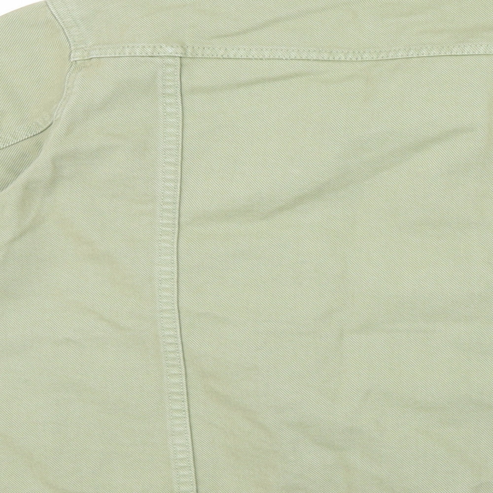 Dorothy Perkins Womens Green  Denim Jacket  Size 18