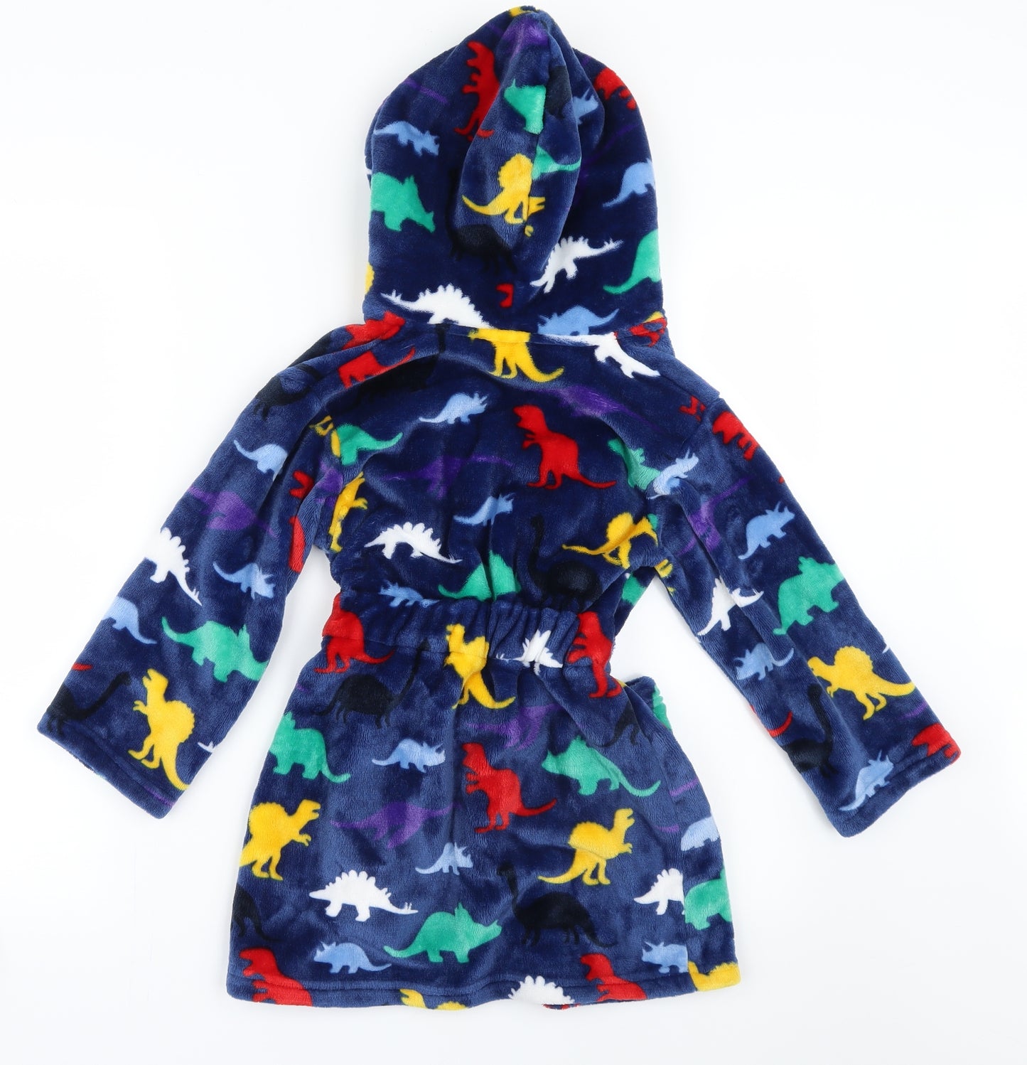 Nutmeg Boys Blue Geometric   Gown Size 4-5 Years