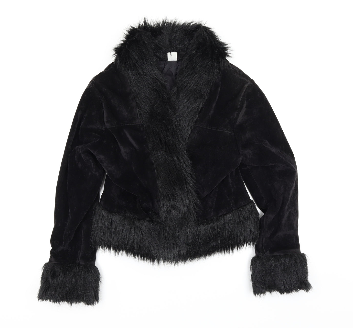 Preworn Womens Black   Overcoat Blazer Size XL