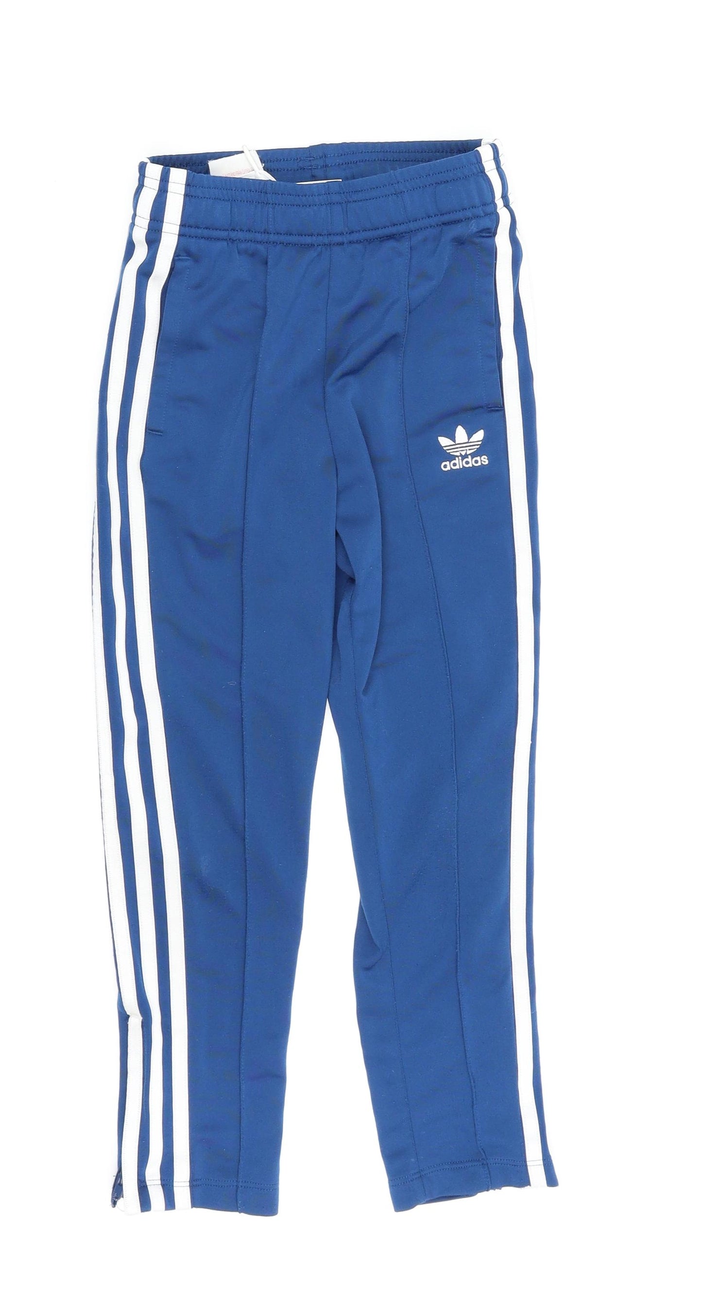 adidas Girls Blue   Jogger Trousers Size 5-6 Years