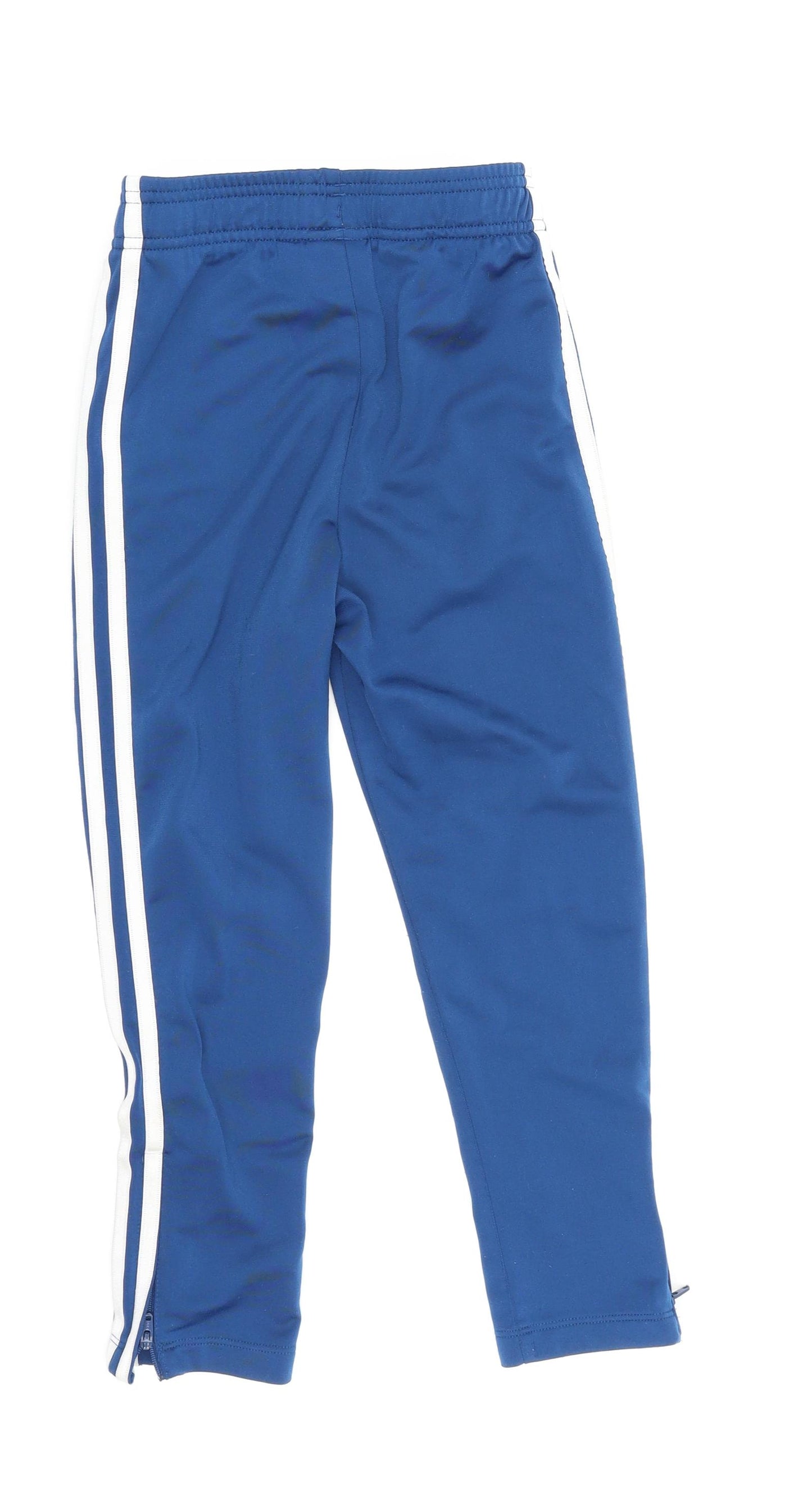 adidas Girls Blue   Jogger Trousers Size 5-6 Years