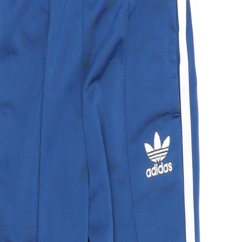 adidas Girls Blue   Jogger Trousers Size 5-6 Years