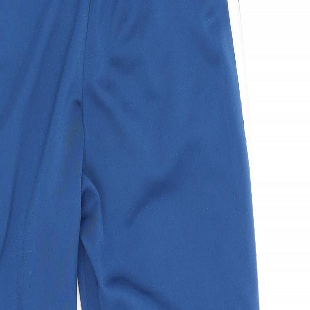 adidas Girls Blue   Jogger Trousers Size 5-6 Years