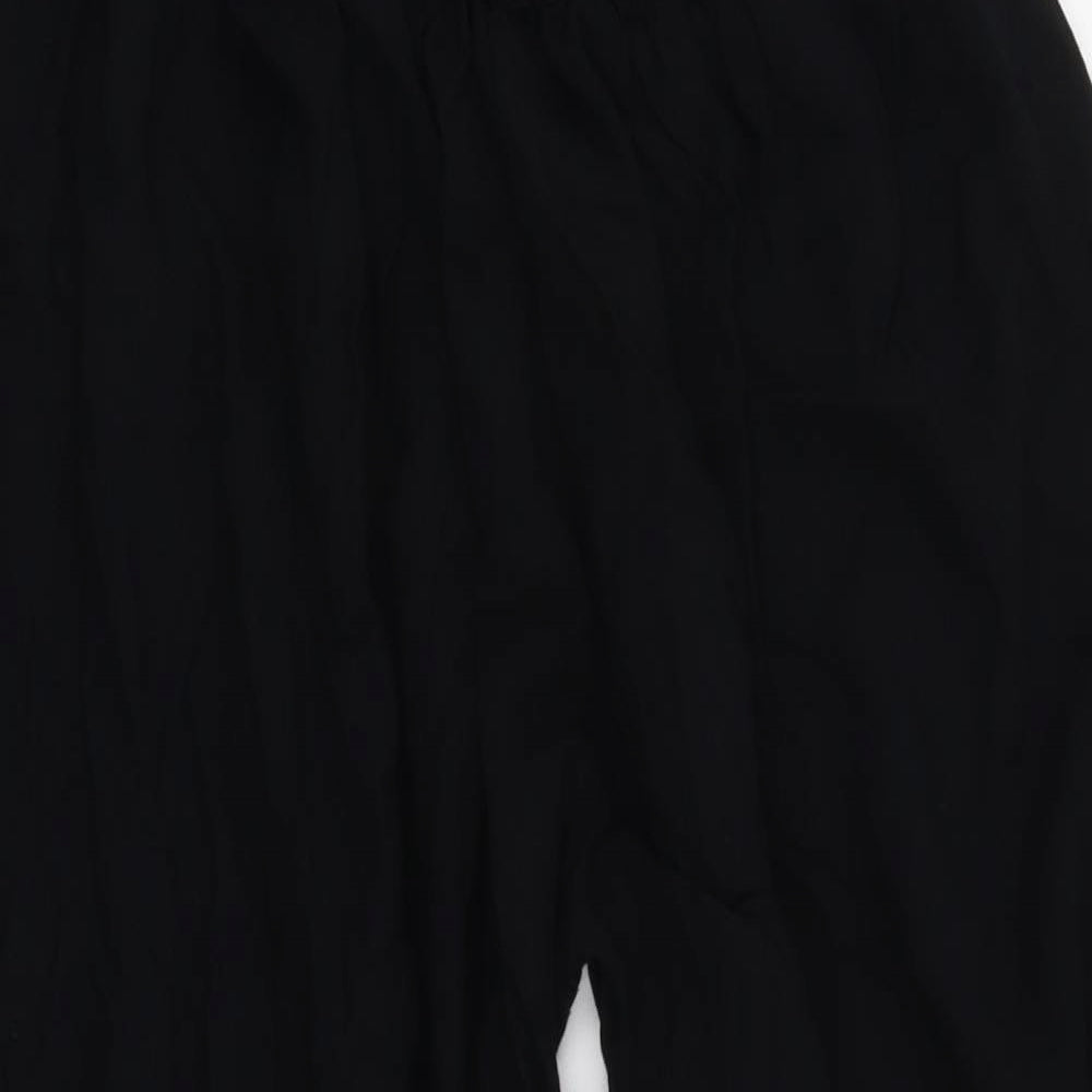 M&S Womens Black   Jogger Trousers Size M