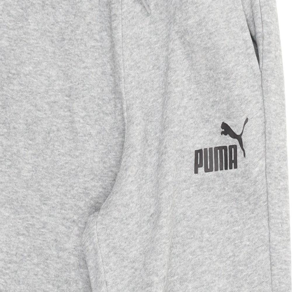 PUMA Boys Grey   Jogger Trousers Size 11-12 Years