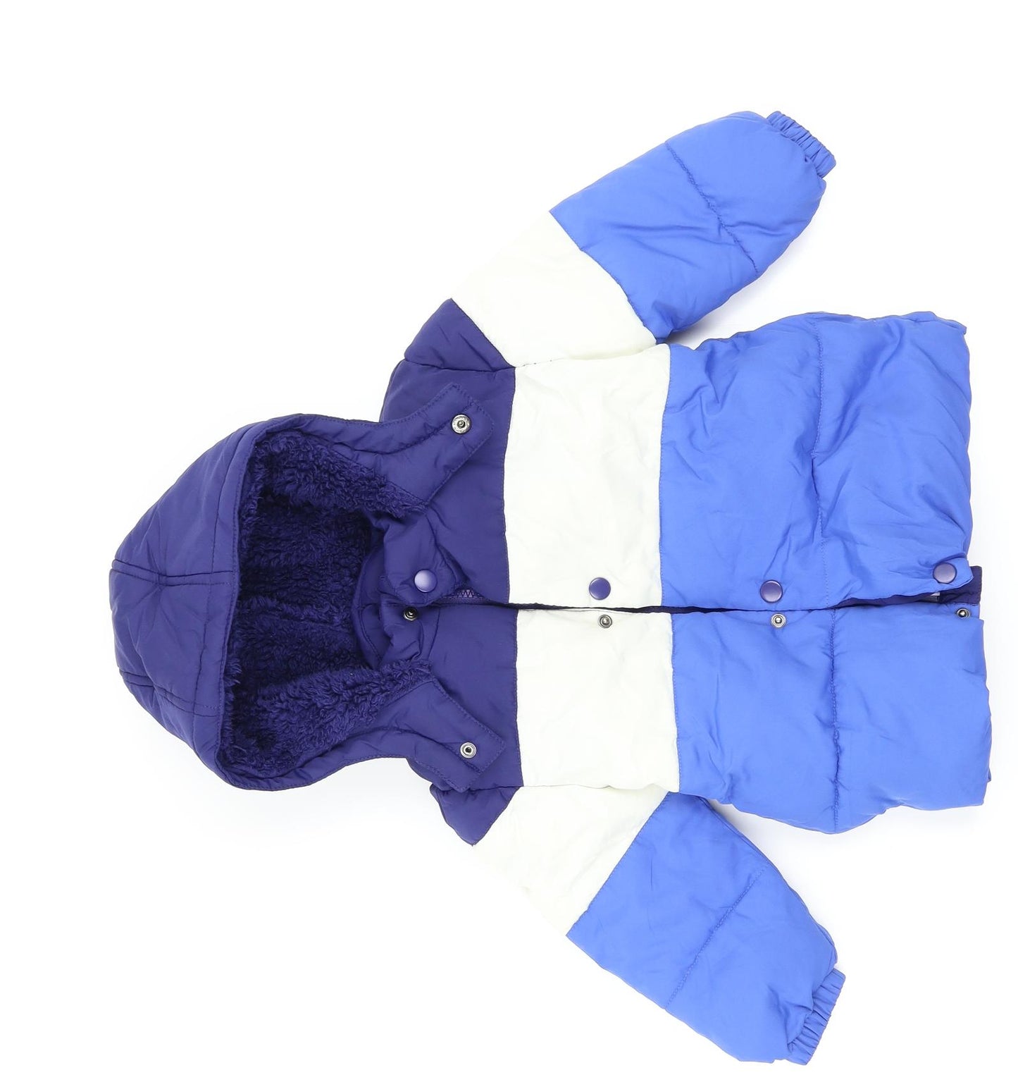 George Boys Blue   Puffer Jacket Coat Size 18-24 Months