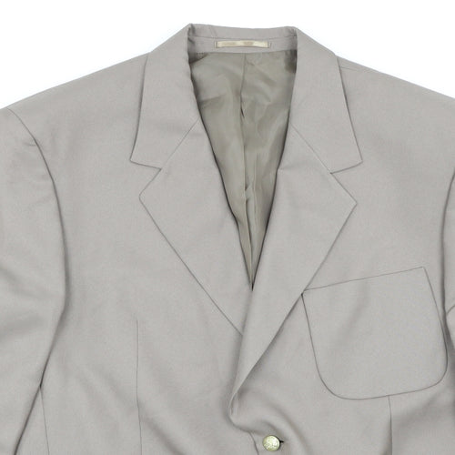 Cheems Mens Beige   Jacket Suit Jacket Size 46