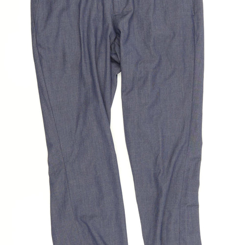 Primark Mens Blue   Dress Pants Trousers Size 32 in L26 in