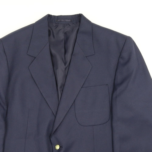 Cheems Mens Blue   Jacket Suit Jacket Size 46