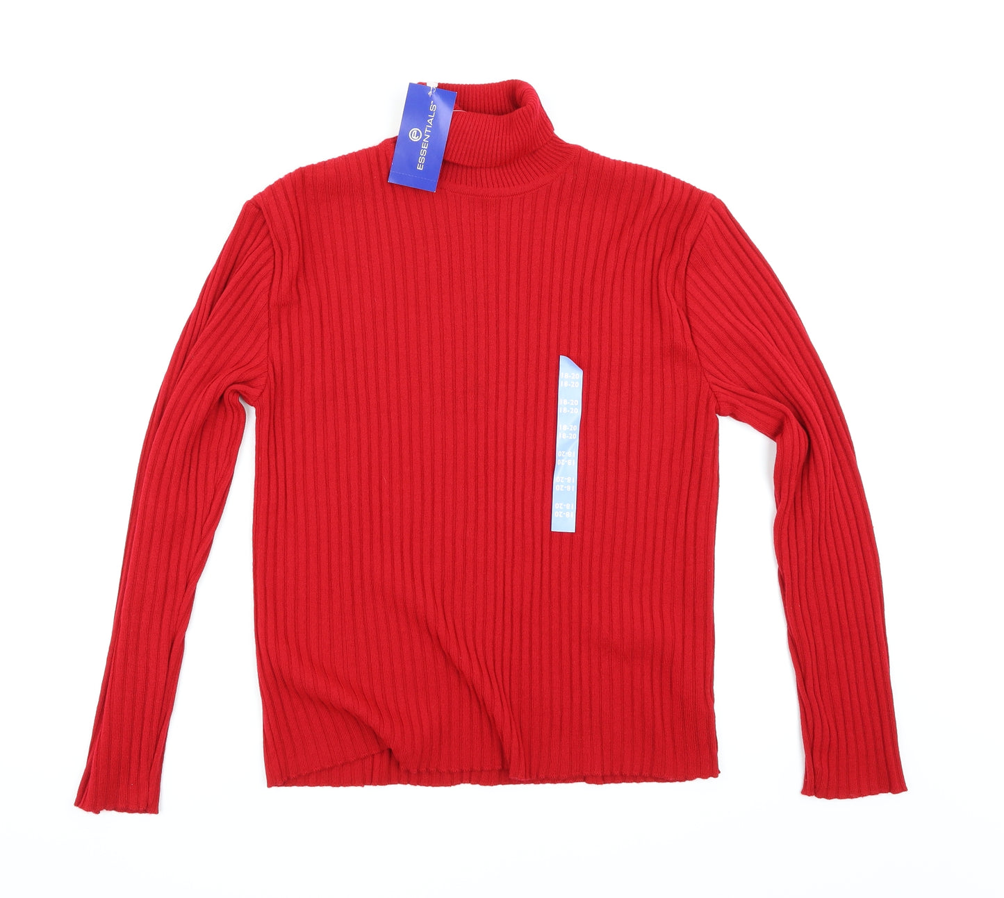 Essentials Womens Red   Pullover Jumper Size 18