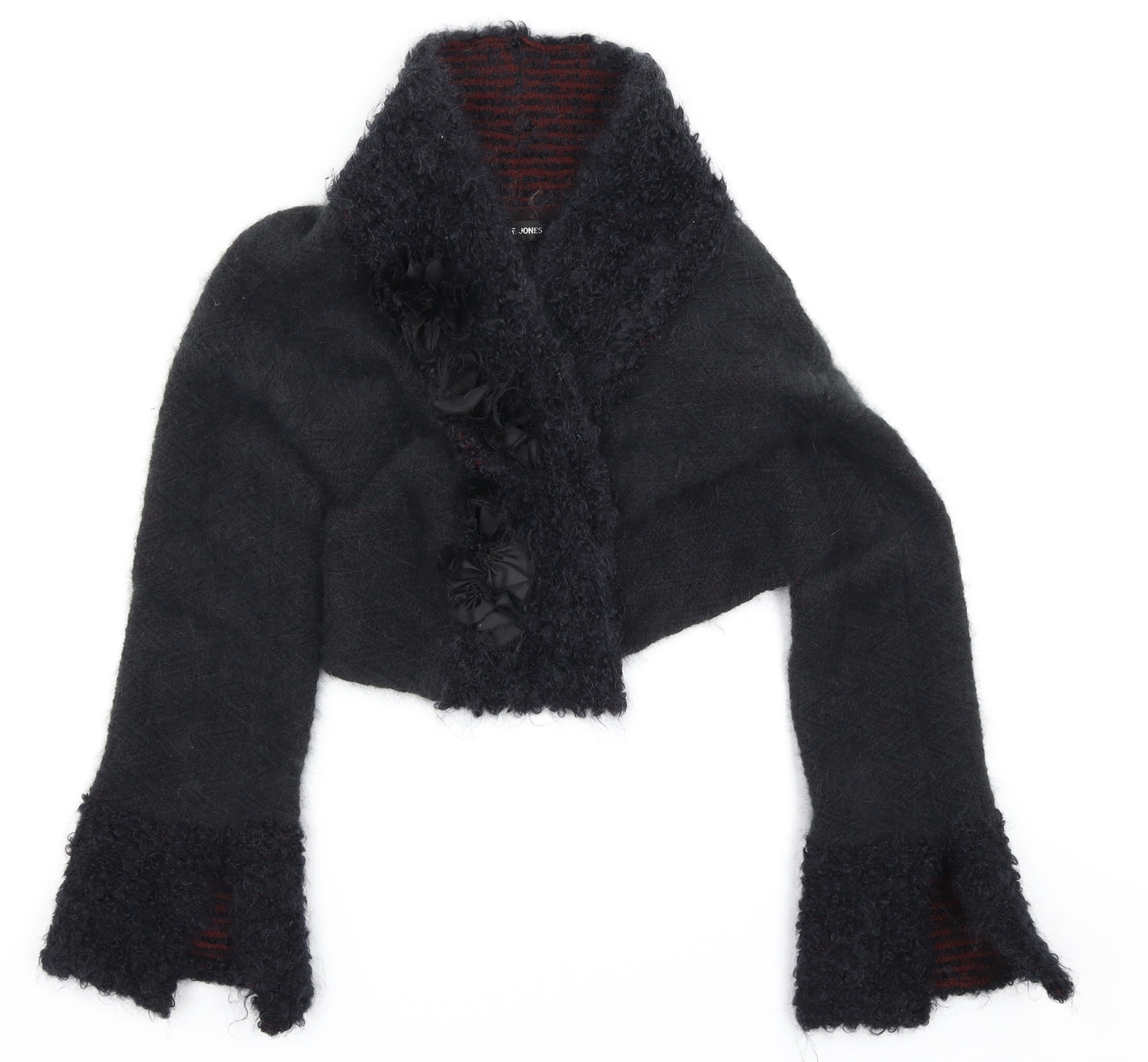 Kate Jones Womens Black   Cardigan Jumper One Size