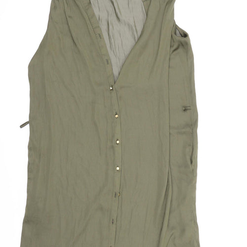 Red Herring Womens Green   Basic Blouse Size 12
