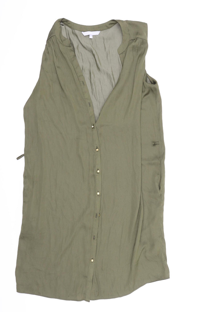 Red Herring Womens Green   Basic Blouse Size 12