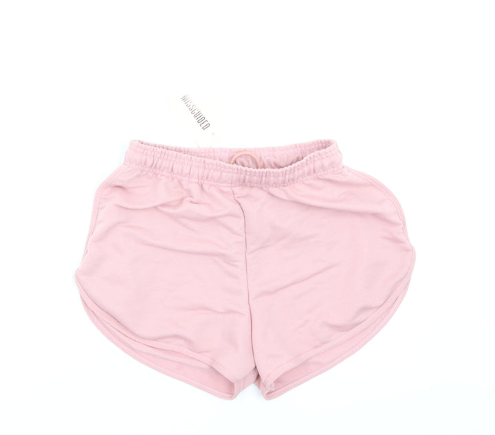 Misguided Womens Pink   Sweat Shorts Size S