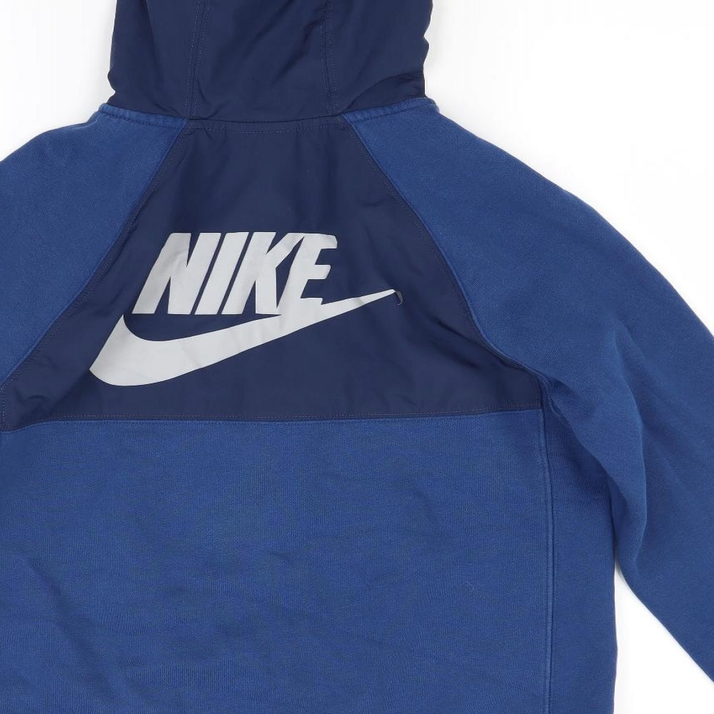 Nike Boys Blue   Full Zip Hoodie Size 13 Years