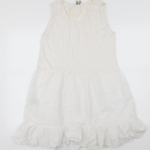 Apricot Womens Ivory  Woven A-Line  Size S