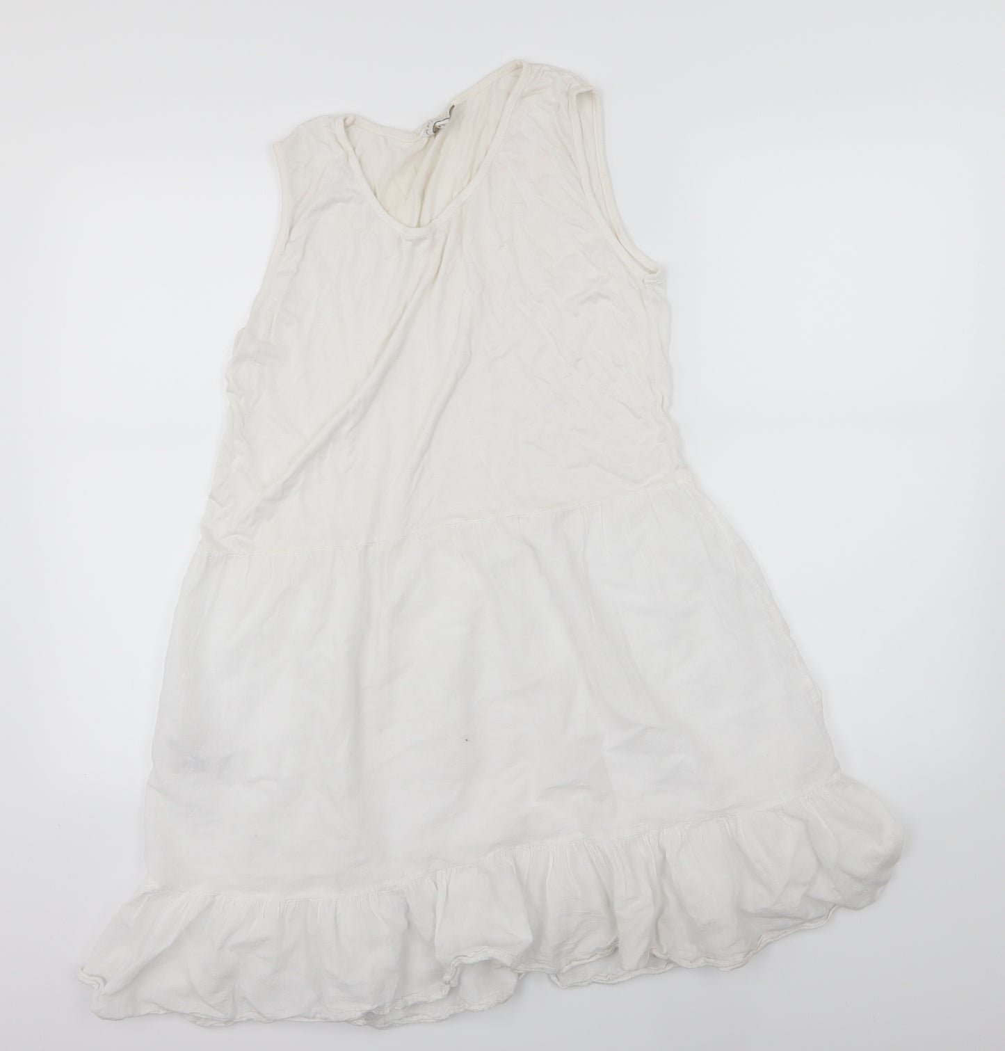 Apricot Womens Ivory  Woven A-Line  Size S