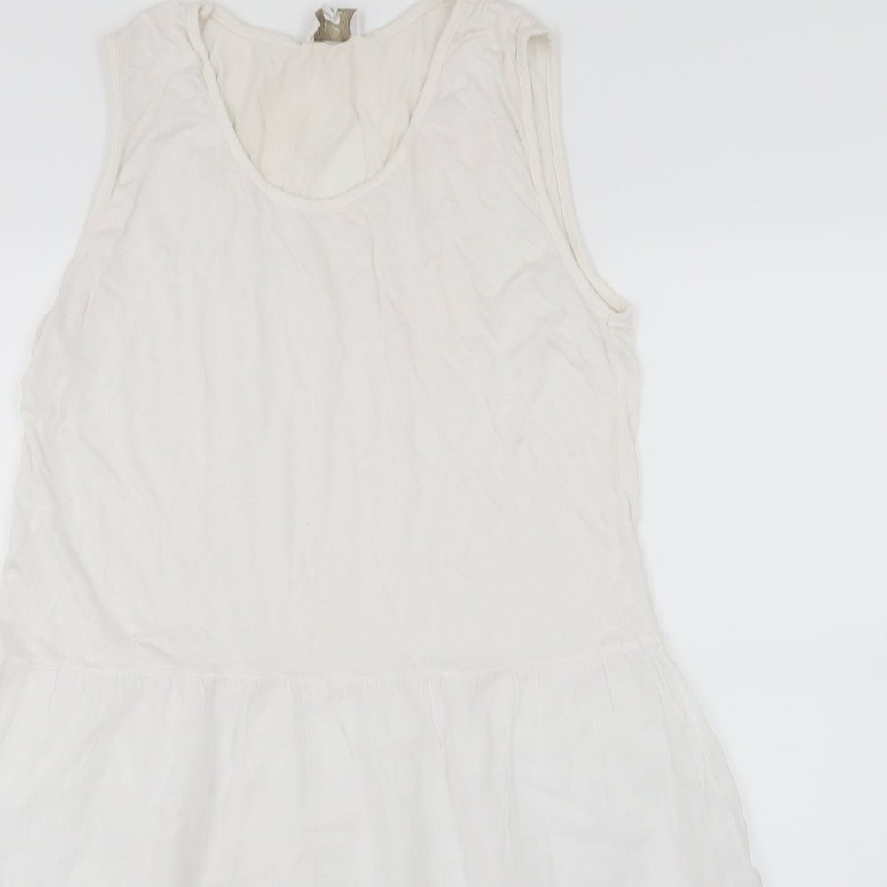 Apricot Womens Ivory  Woven A-Line  Size S