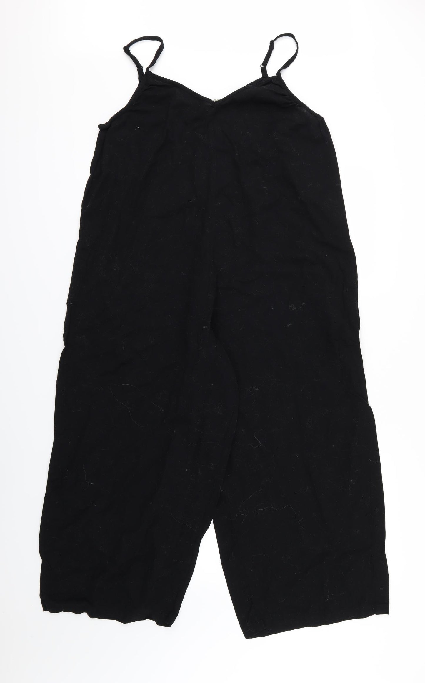 ASOS Womens Black  Woven Romper One-Piece Size 12 L24 in