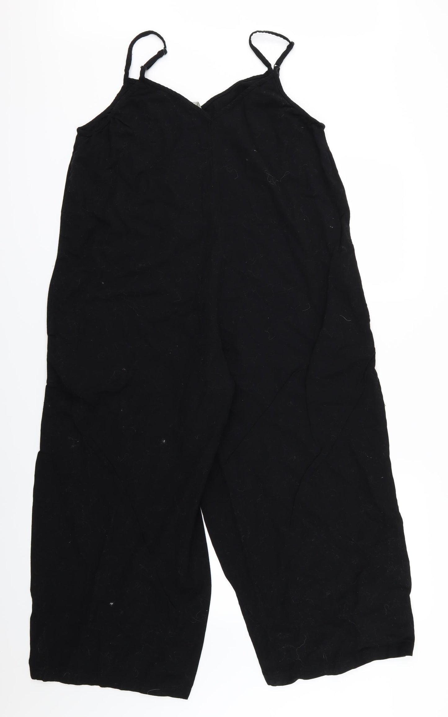 ASOS Womens Black  Woven Romper One-Piece Size 12 L24 in