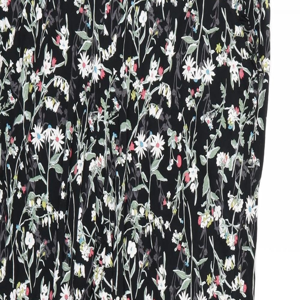 Marks and Spencer Womens Multicoloured Floral  Harem Trousers Size 20 L28 in