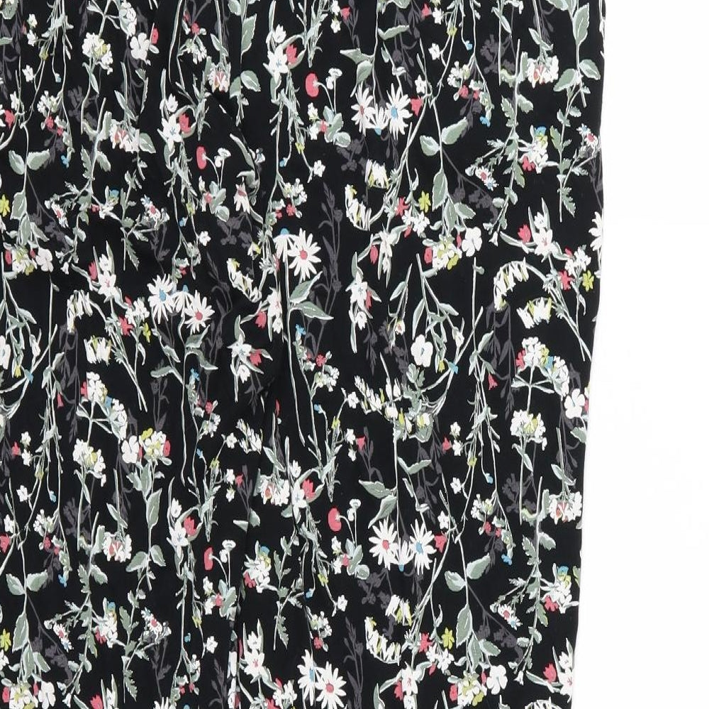 Marks and Spencer Womens Multicoloured Floral  Harem Trousers Size 20 L28 in