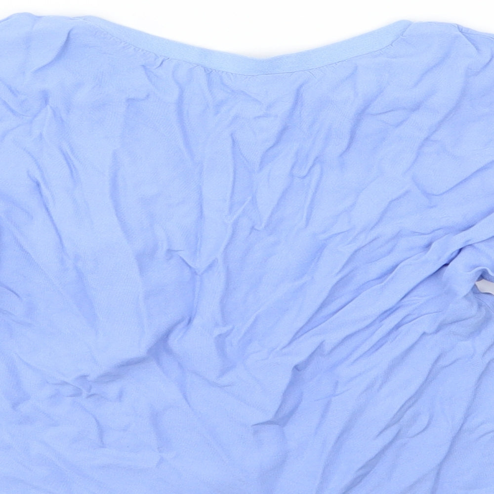 H&M Girls Blue  Jersey Basic T-Shirt Size 10-11 Years