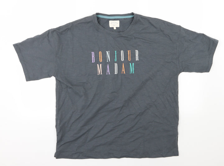 NEXT Womens Grey  Jersey Top Pyjama Top Size 8  - Bonjour