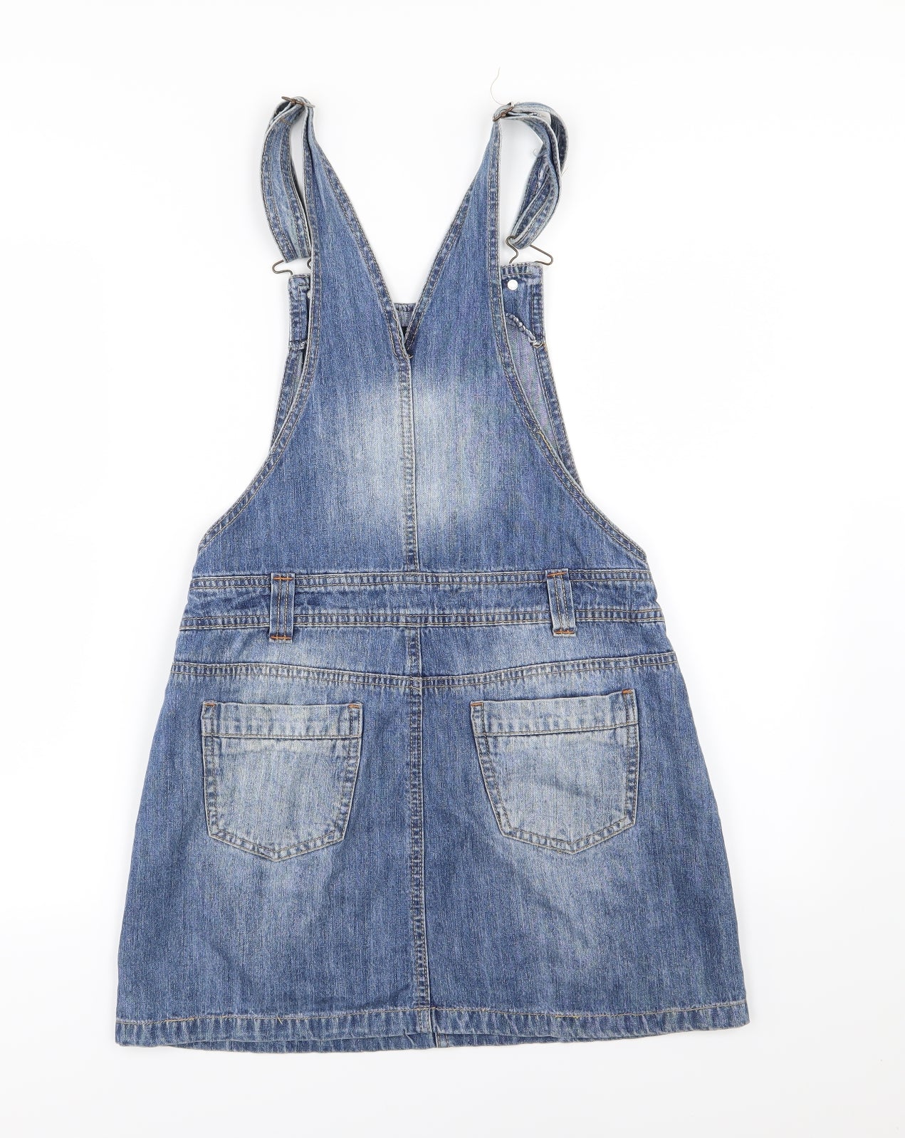 New Look Girls Blue  Denim Pinafore/Dungaree Dress  Size 14 Years