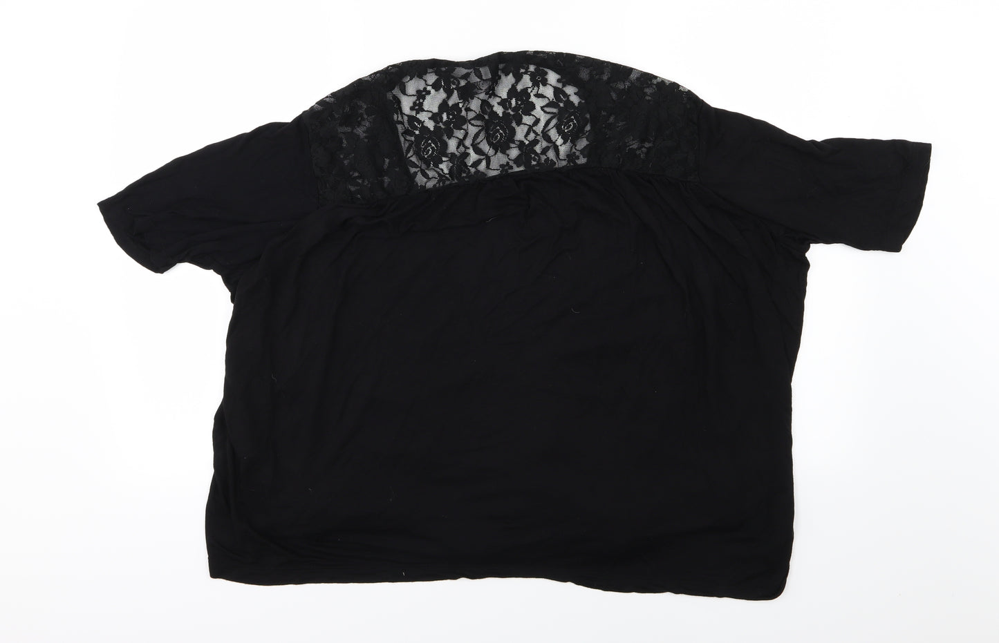 Evans Womens Black  Jersey Cardigan Jumper Size 22