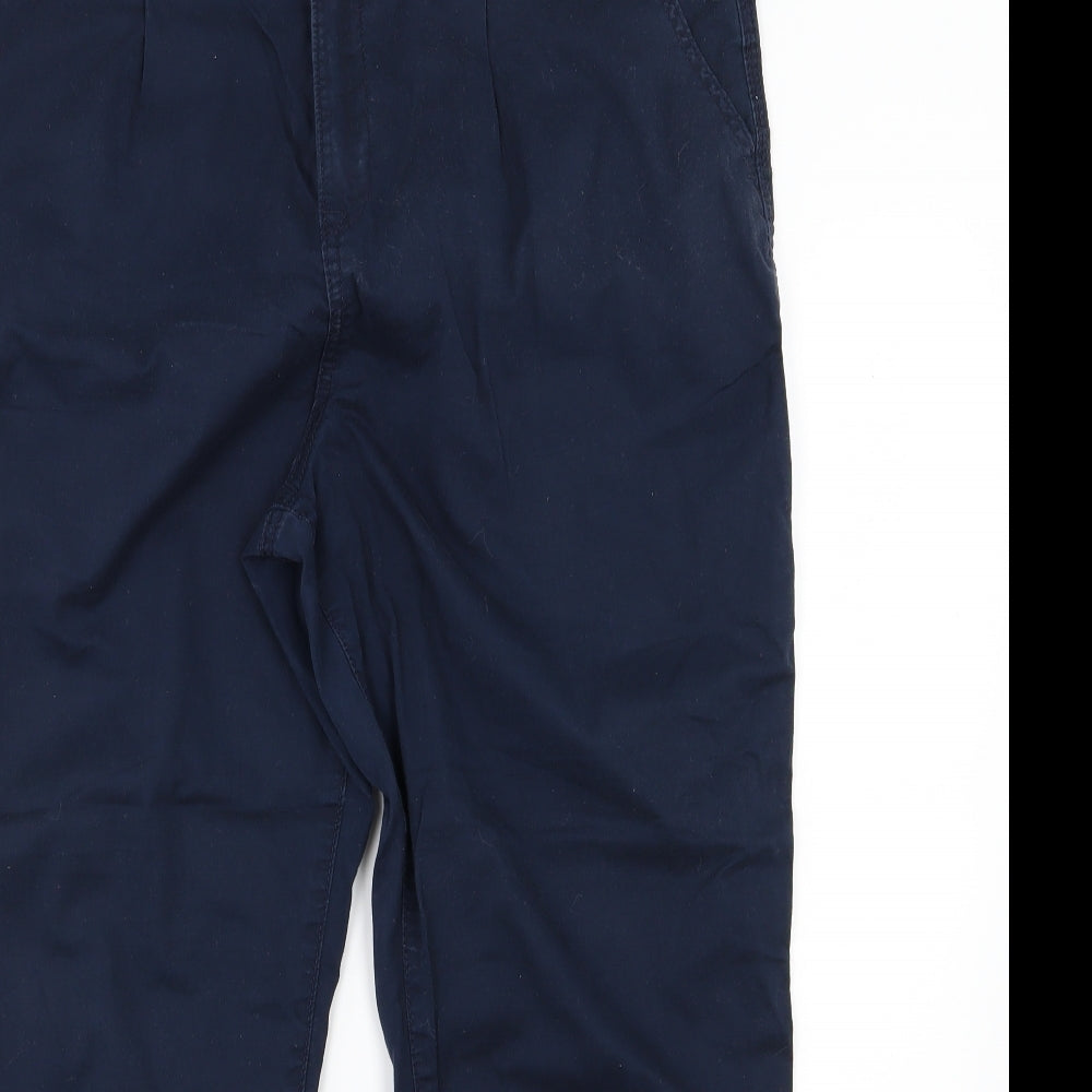 F&F Womens Blue   Chino Trousers Size 16 L24 in