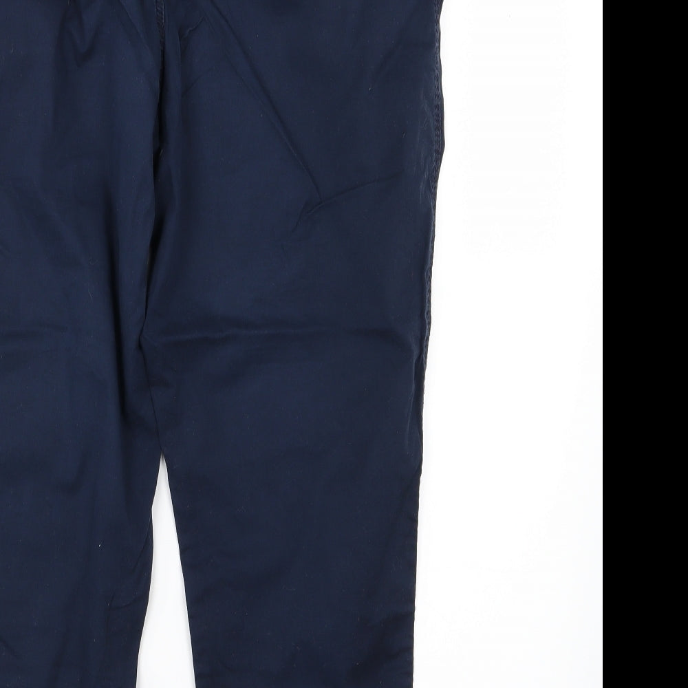 F&F Womens Blue   Chino Trousers Size 16 L24 in