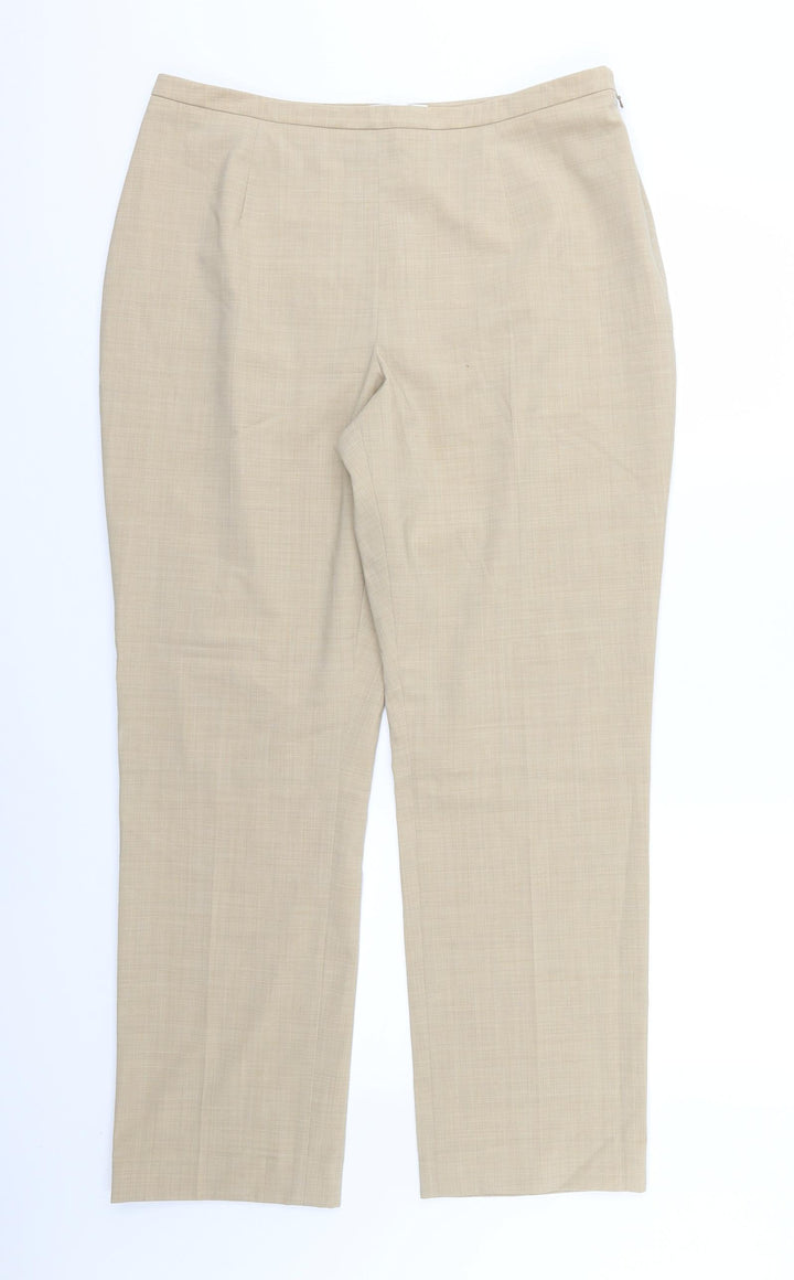 Artigiano Mens Beige Trousers Size 16 L30 in