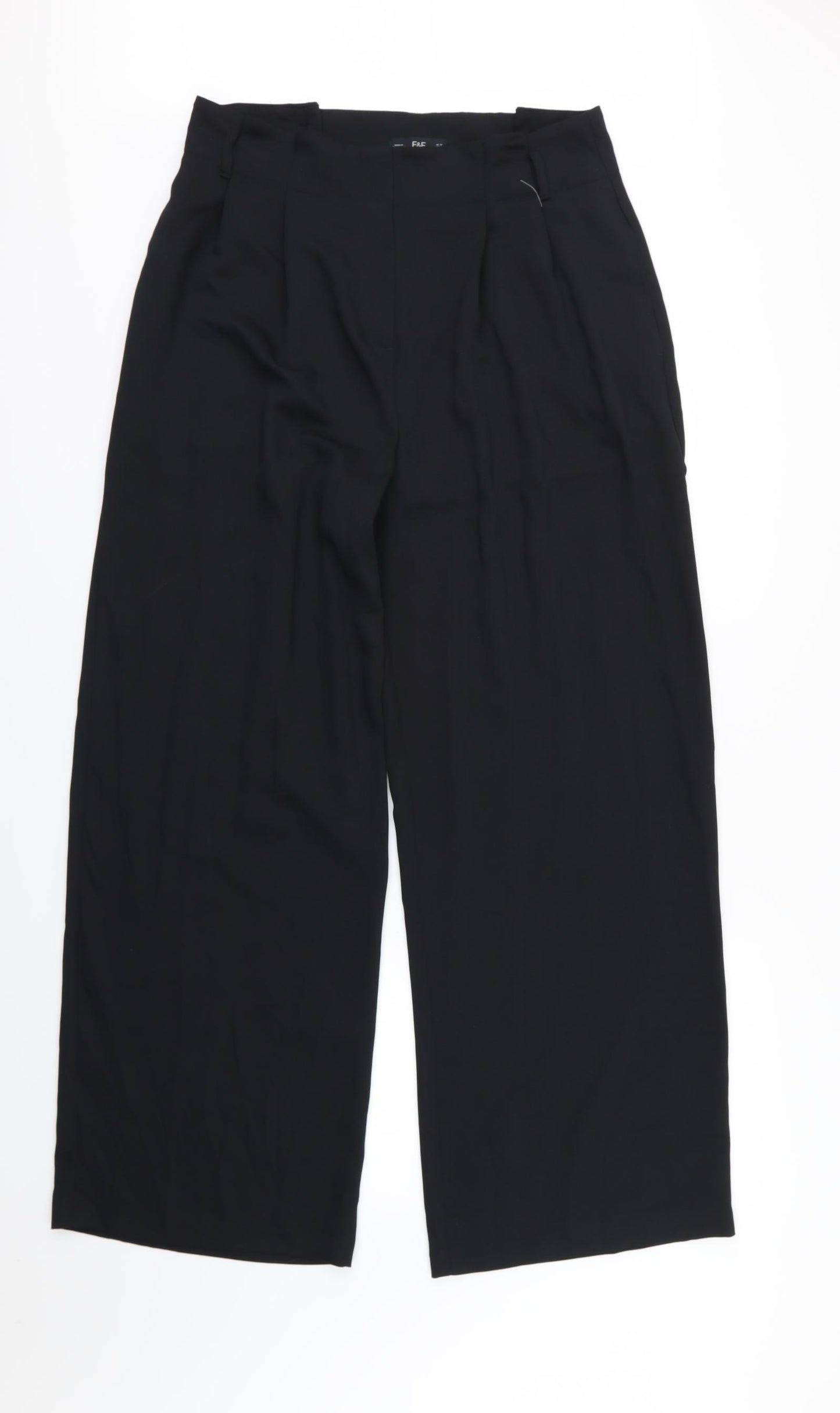 F&F Womens Black   Trousers  Size 14 L30 in