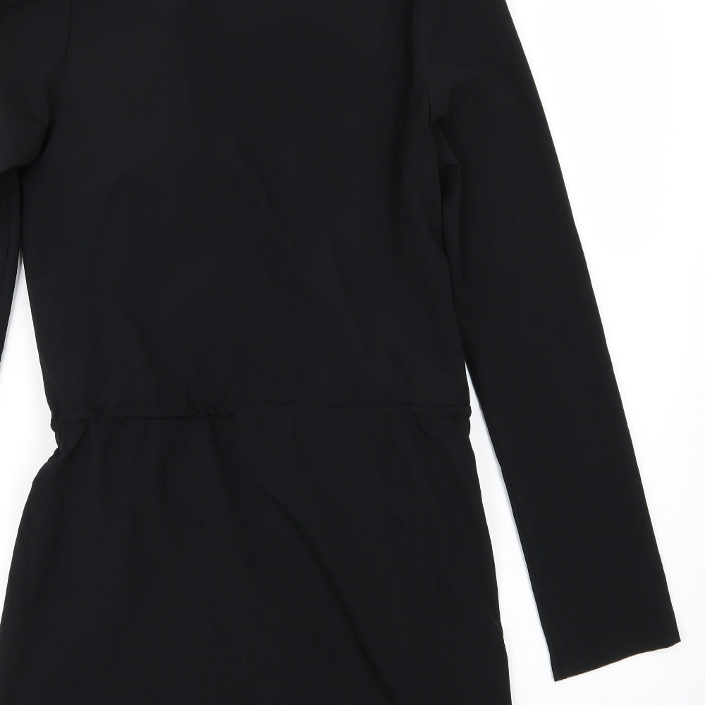 COLLUSION Womens Black   Wrap Dress  Size 8