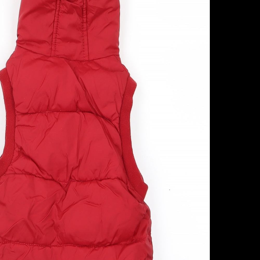 NEXT Boys Red   Gilet Jacket Size 6-9 Months