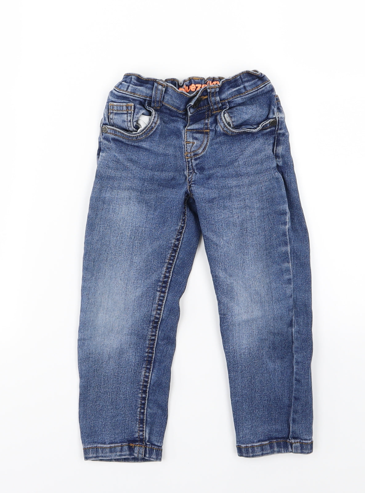Blue Zoo Girls Blue  Denim  Jeans Size 18-24 Months