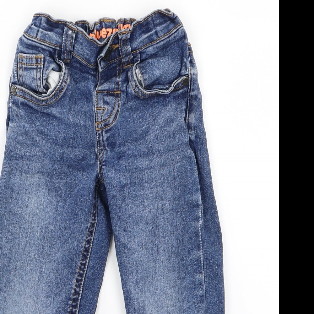 Blue Zoo Girls Blue  Denim  Jeans Size 18-24 Months