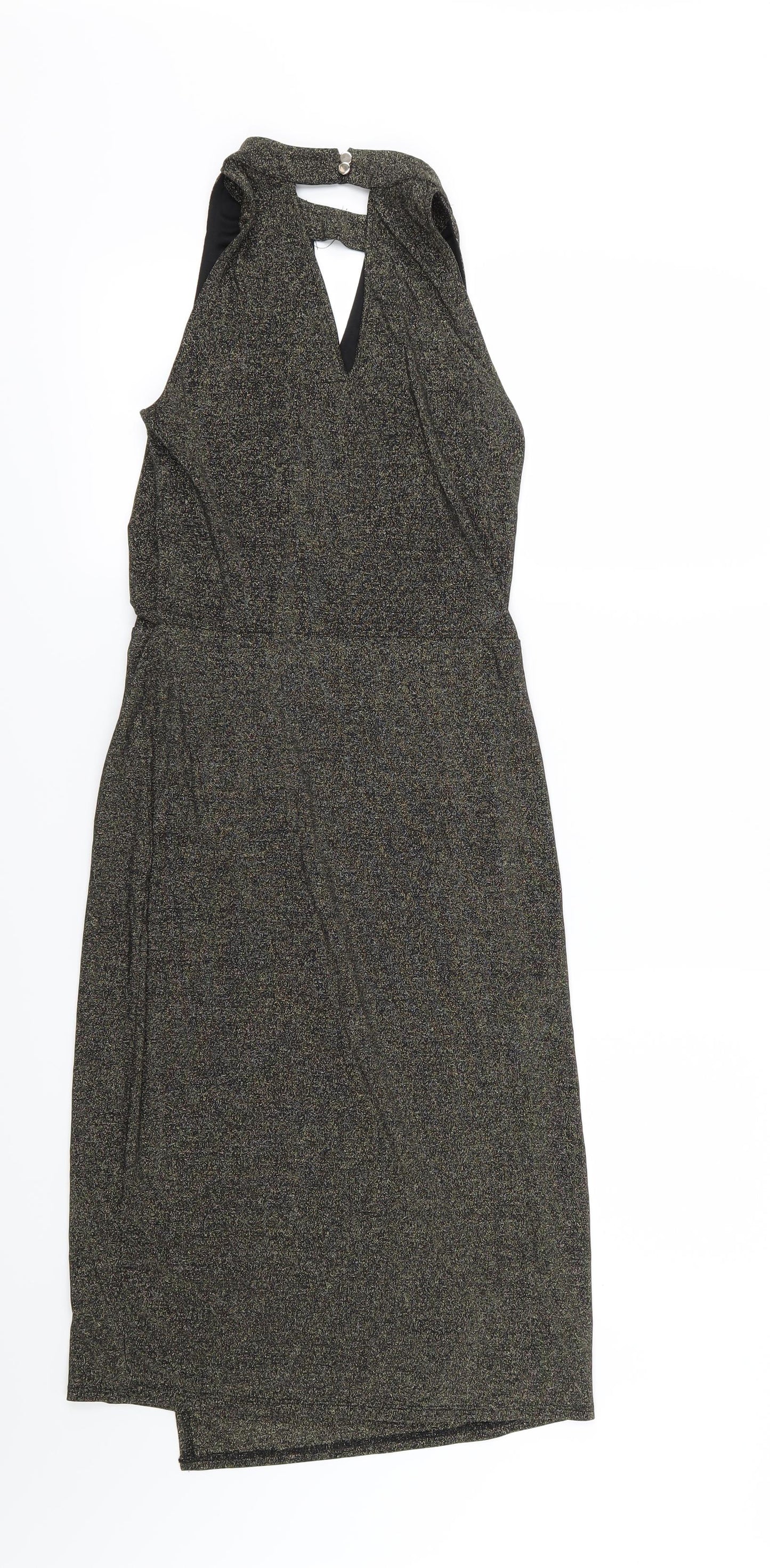 Oasis Womens Black  Jersey A-Line  Size XS