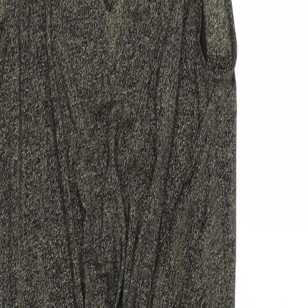 Oasis Womens Black  Jersey A-Line  Size XS