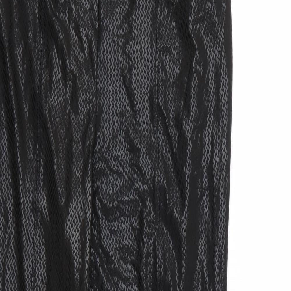 Papaya Womens Black Animal Print   Leggings Size 14 L27 in - Snake Print